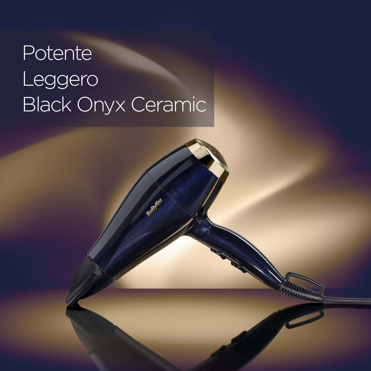 Potente. Leggero. Black Onyx Ceramic